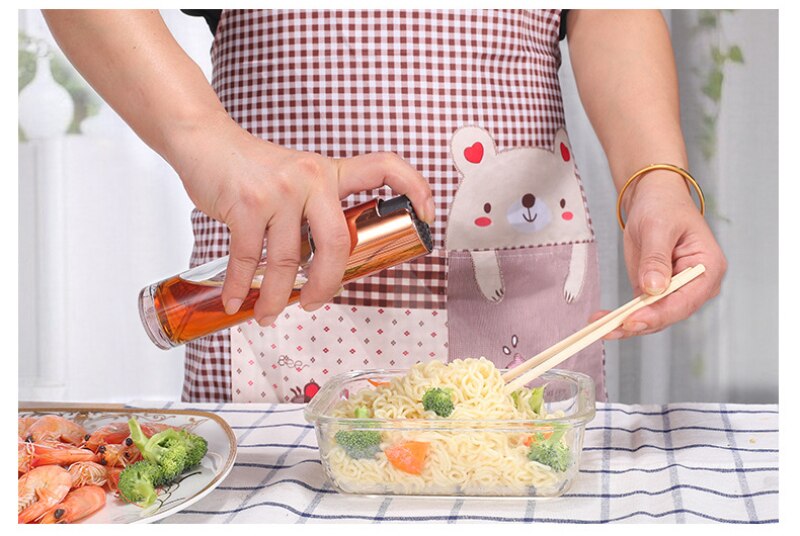 Olie Spray Fles Olijf Dispenser Lekvrije Rvs Olive Azijn Pot Kruiden Ketel Bbq Thuis Kitchen Tools