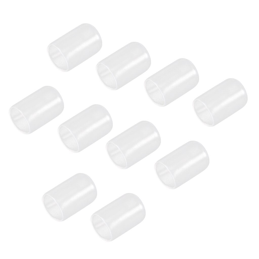 10 Pieces Silicone Pool Cue Tip Protector Saver Sleeve Billiard Accessories