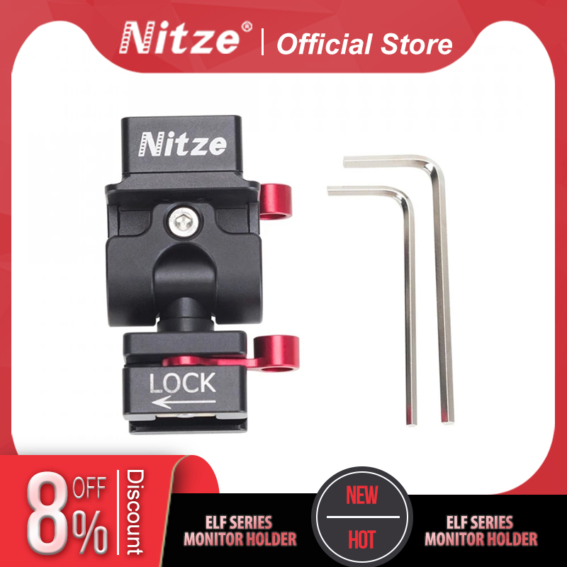 NITZE ELF SERIES MONITOR HOLDER (QR NATO CLAMP TO QR NATO CLAMP) - N54-H2