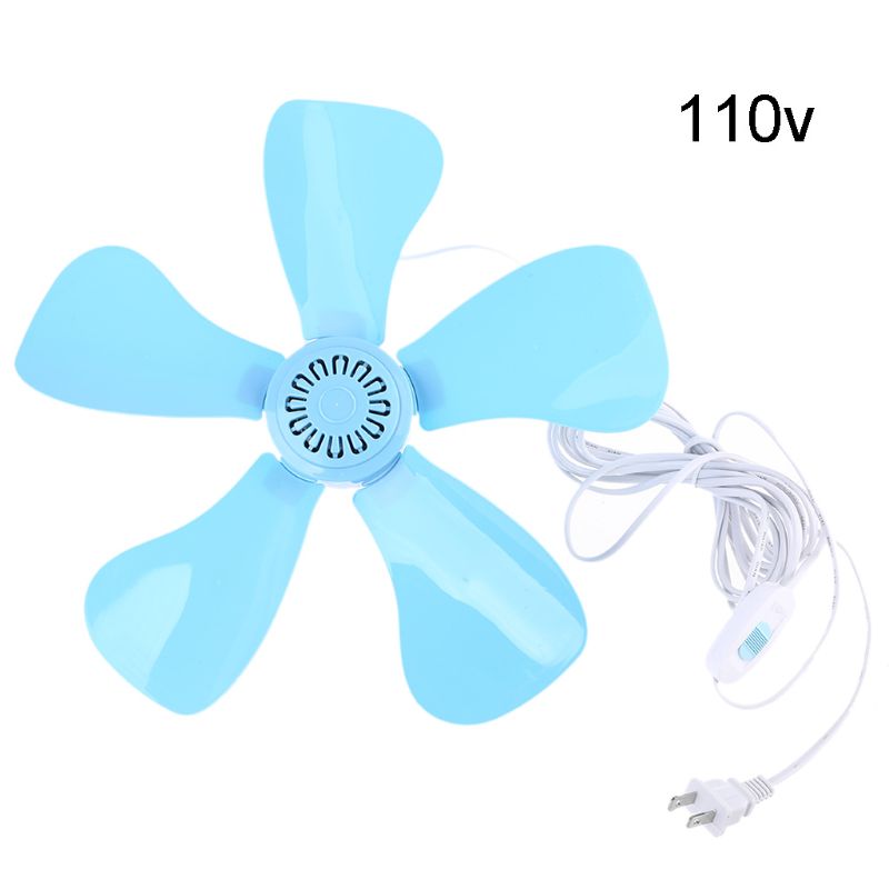 Ac 110v 220v stille hangende ventilator voor slaapzaalbedden, 12.5 inch plafondventilator: 110