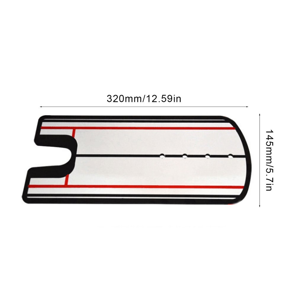 Golf Putting Practice Mirror Putting Mirror Alignment Training Aid Golf Practice Putter Mirror Eye Line