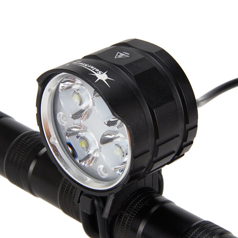 SolarStorm 8000LM 4x T6 LED Hoofdlamp Voor Fiets licht Fiets Lamp Zaklamp Fakkel