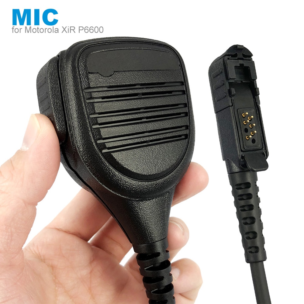 Speaker Microfoon Micphone voor Motorola XiR P6600 P6620 DP2400 MTP3000 MTP3250 DEP550 DP2400 MTP3550 MTP3100 MTP3150 Walkie Talkie