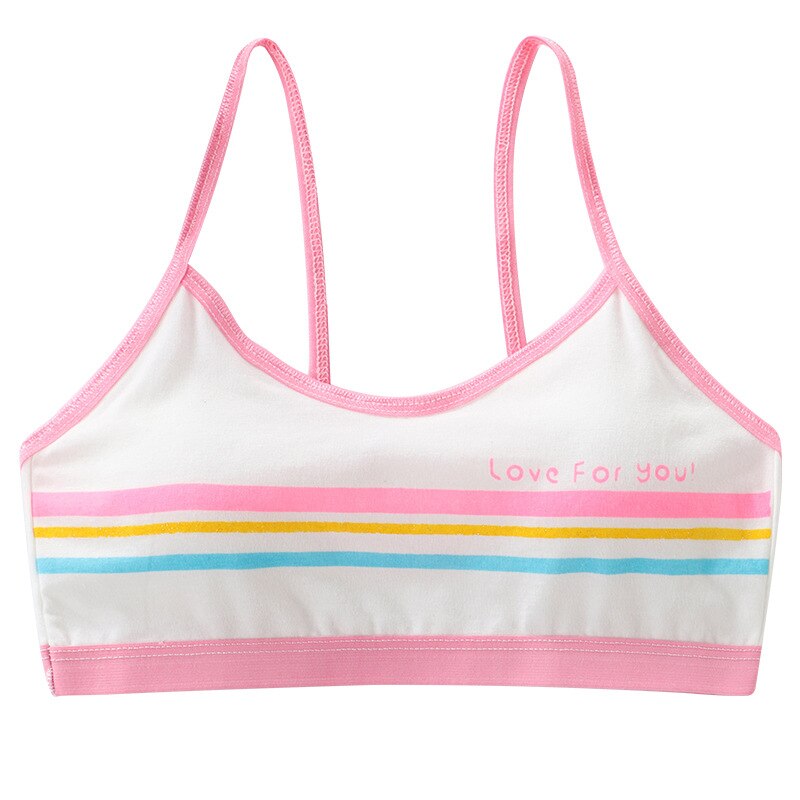 reggiseni per ragazze adolescenti 12 anni vecchio bambini biancheria intima femmina studenti bambini fionda tubo superiore ragazze reggiseno cotone bambini formazione reggiseno