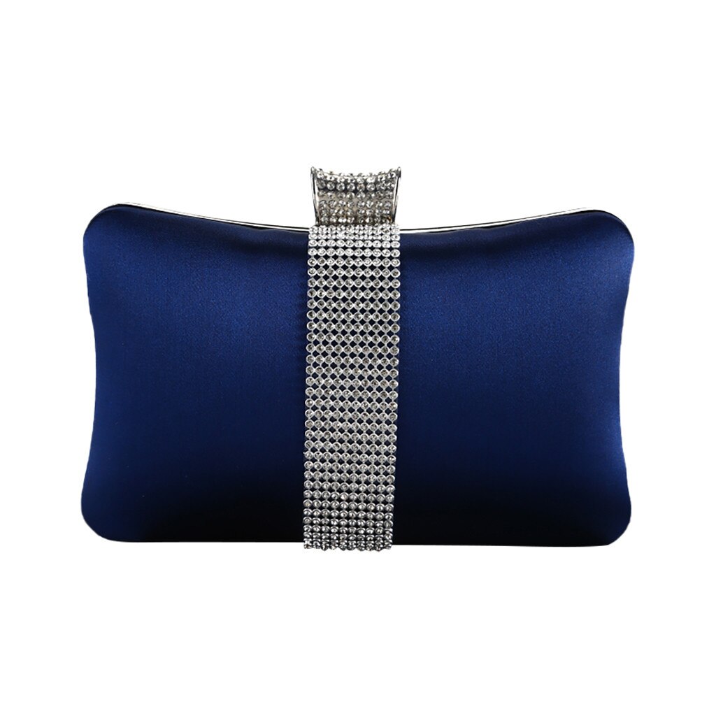 Frauen Abend Tasche Handtasche Diamant Geformt Clutchbag Schulter Kreuz Tasche Hochzeit Umschlag Handtasche Bolso Mujer: blau