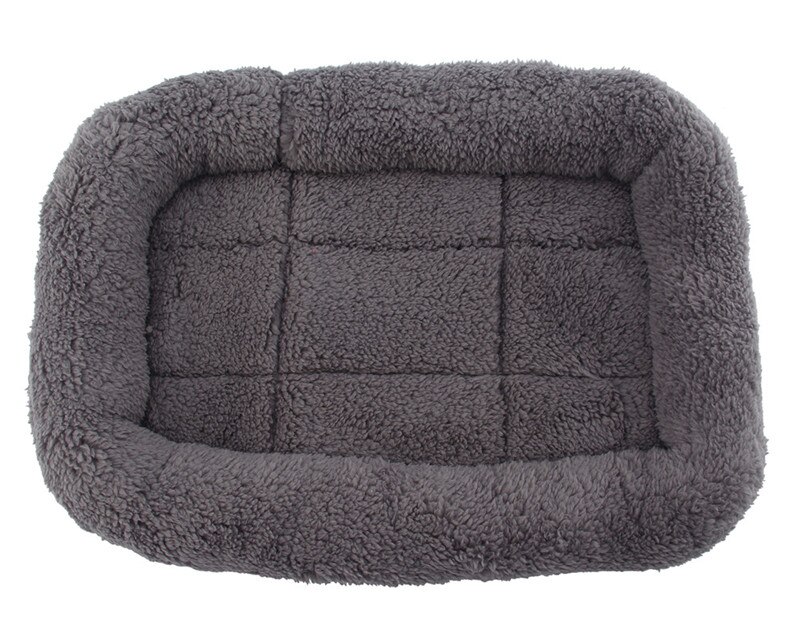 Cama de perro grande, cesta para banco, esterilla, Chihuahua, perrera, suministro de sofá para mascotas, casa de perro, cojín grande para gato,: Grey / XL 84 x 64 cm
