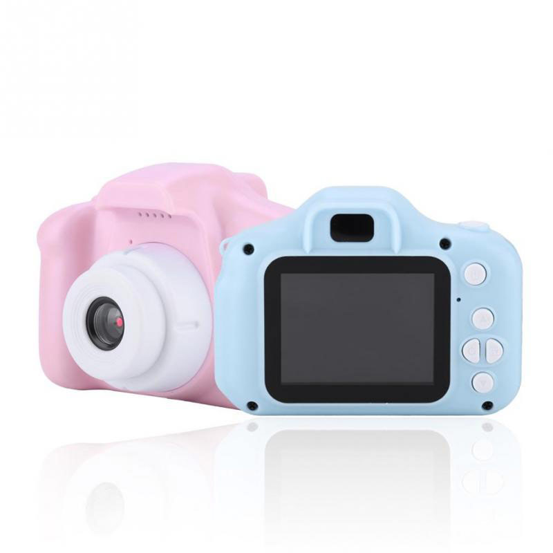 Digitalt kamera videokamera hd skærm mini genopladeligt børn kamera stødsikkert børne videokamera børn fødselsdag