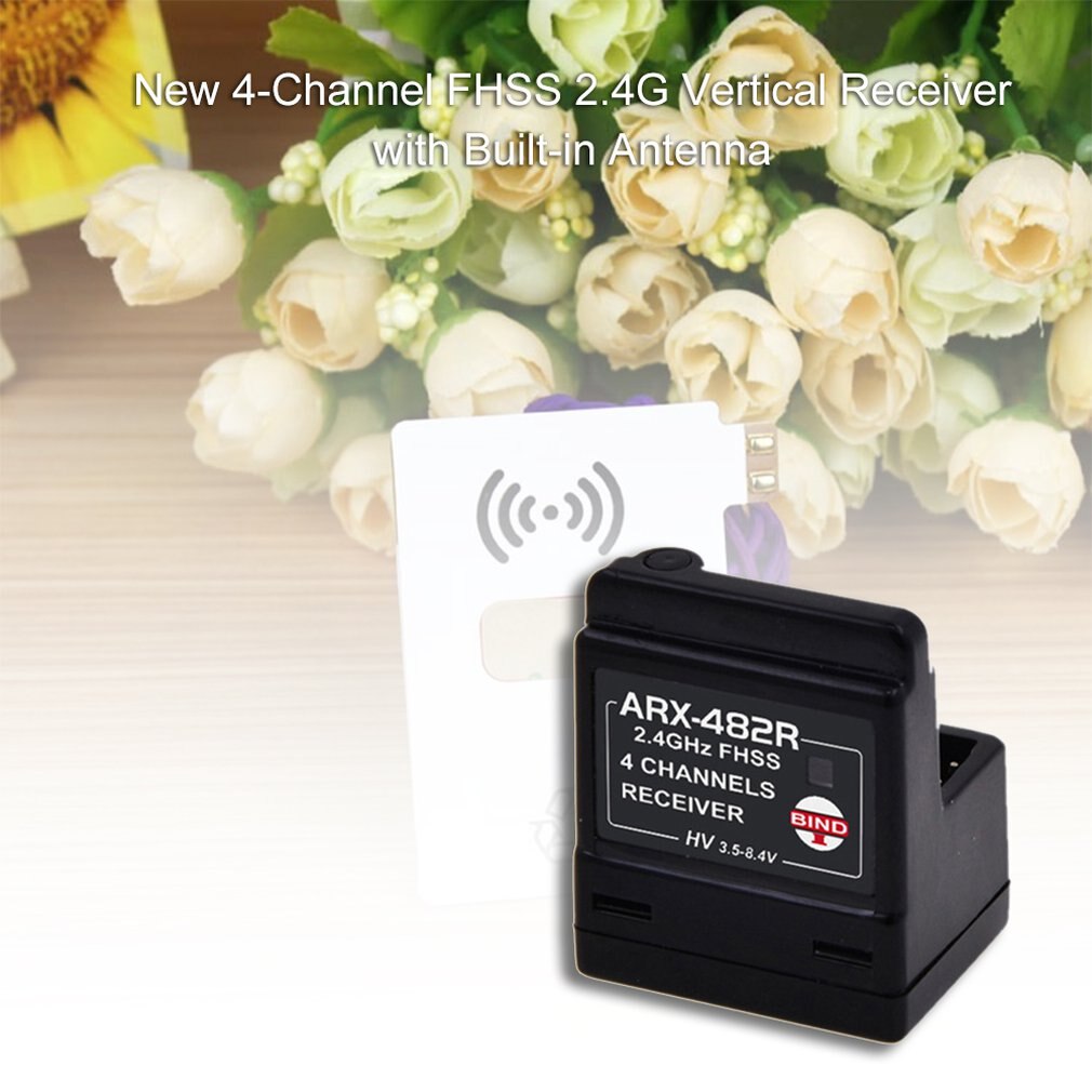 Arx-482r Nieuwe Ingebouwde Antenne 4-kanaals Fhss Standaard 2.4g Verticale Ontvanger