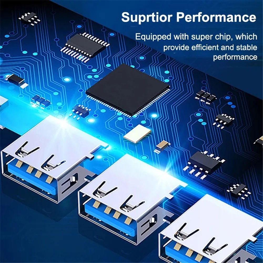 4 poorten USB 3.0 HUB USB Hubs USB Docking Stations USB 3.0 Splitter 5Gbps OTG Adapter Voor PC Laptop tablet Macbook Accessoires