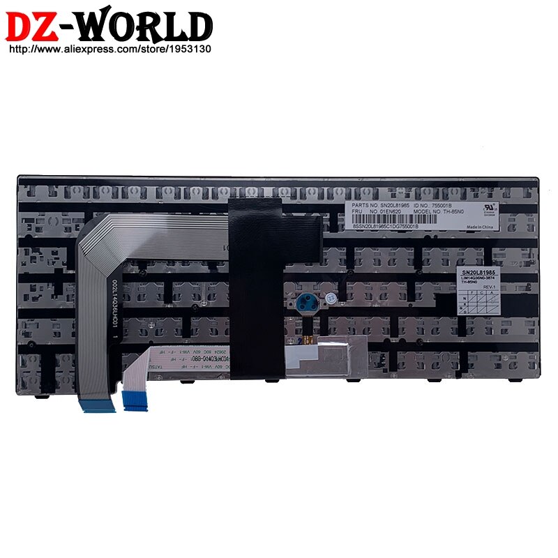 Originele Geen Noorse Keyboard Voor Lenovo Thinkpad 13 Gen 2 T470S S2 T460S Laptop 01EN620 01EN661