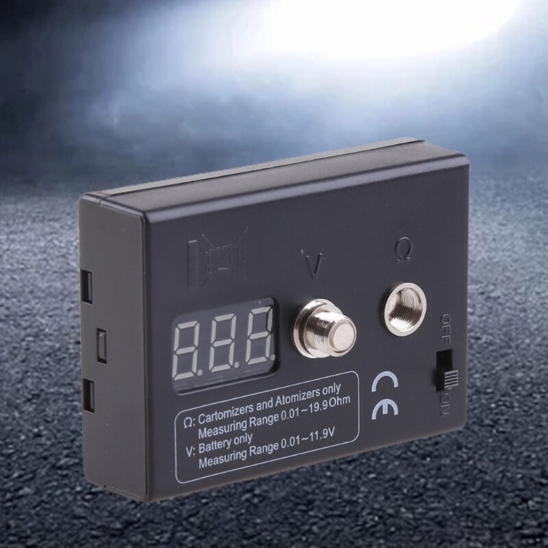 Digital LED Ohm Meter Resistance Reader Voltage Tester