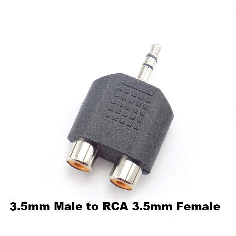 3.5mm Stereo Jack To Mono Socket Adapter – Male To Female Audio Converter For Headphones & Speakers
