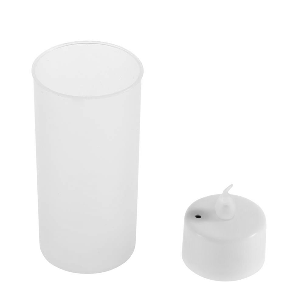 1PC LED Candle Light Rechargeable Romantic Flameless Blow Shake Sound Sensor LED Candle Tea Light FoR Home Use