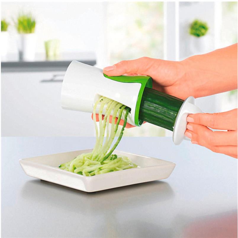 Plantaardige Spiralizer Fruit Rasp Spiral Slicer Cutter Spiralizer Voor Wortel Komkommer Courgette Kitchen Tools Gadget