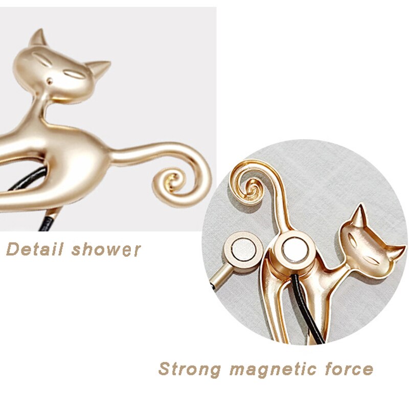 Metalen Kat Gordijn Clip Gordijn Houder Tieback Buckle Clips Gesp Tie Terug Gordijn Accessoires Magnetische Knop Home Decoratie