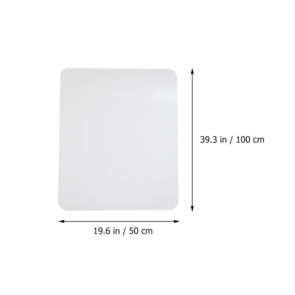 1Pc PVC Non-slip Mat Transparent Chair Mat Carpet Cushion Floor Protector