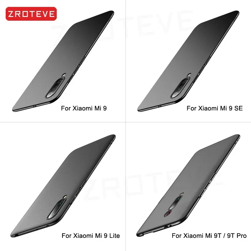 Mi9 fallen zroteve schlanke gefrostete harte pc abdeckung für xiaomi mi 9 se 8 9t 10t Profi xiomi mi9t mi8 mi10 mi10t Hinweis 10 lite telefon hüllen