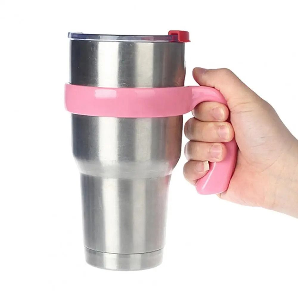Portable Water Bottle Holder, Caneca Base, Tumbler Cup Handle, Garrafa Acessório, 6 Cor Cup Drink Rack, Drinkware, 1Pc