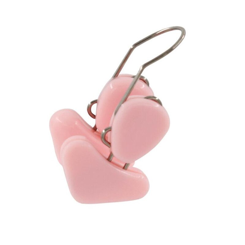 Pince pour affiner le nez, outil orthopédique pour soin du visage, relève et sculpte le nez, clip, massage et redresse, correcteur: Rose