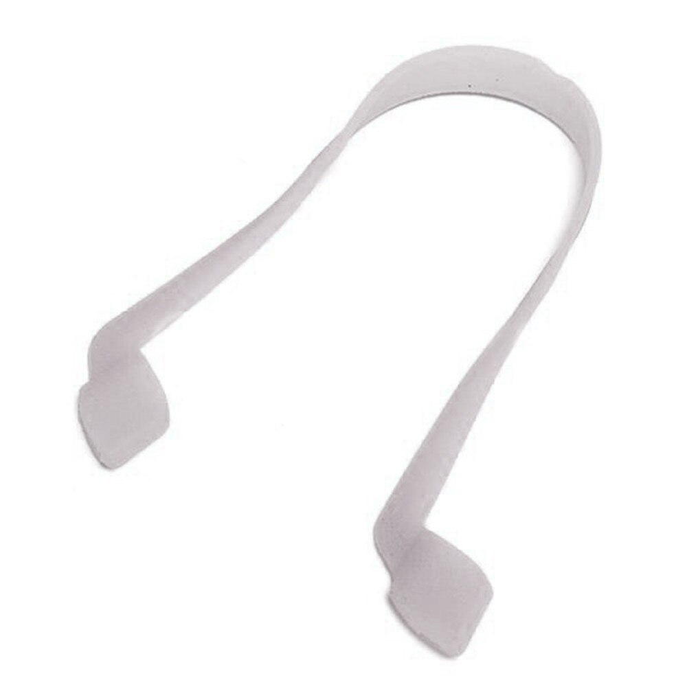 Correa magnética para lentes de silicona para gafas de sol, banda deportiva, soporte de goma elástica, Correa fija para gafas: Blanco