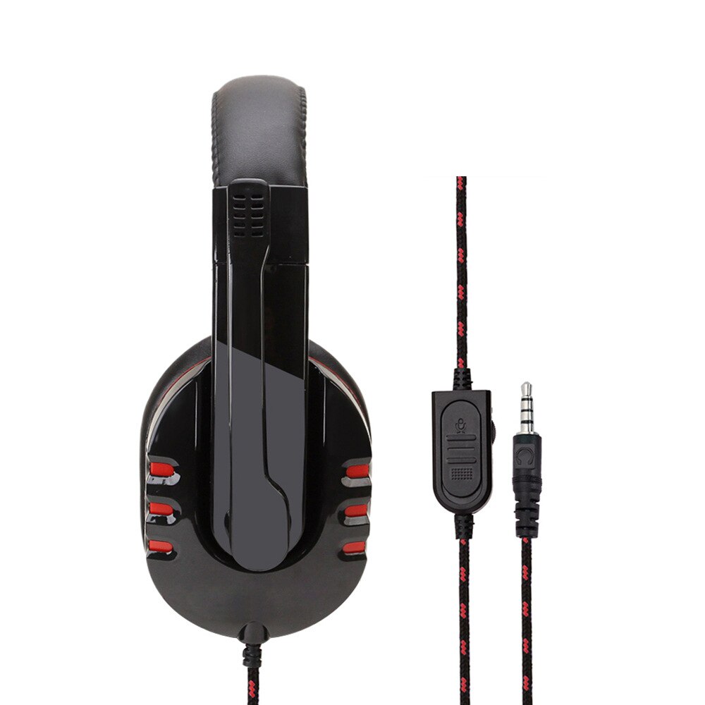 Wired Headset Gamer PC 3.5mm PS4 Headsets Surround Sound & HD Microphone Gaming Overear Laptop Tablet Gamer SY733MV: T5