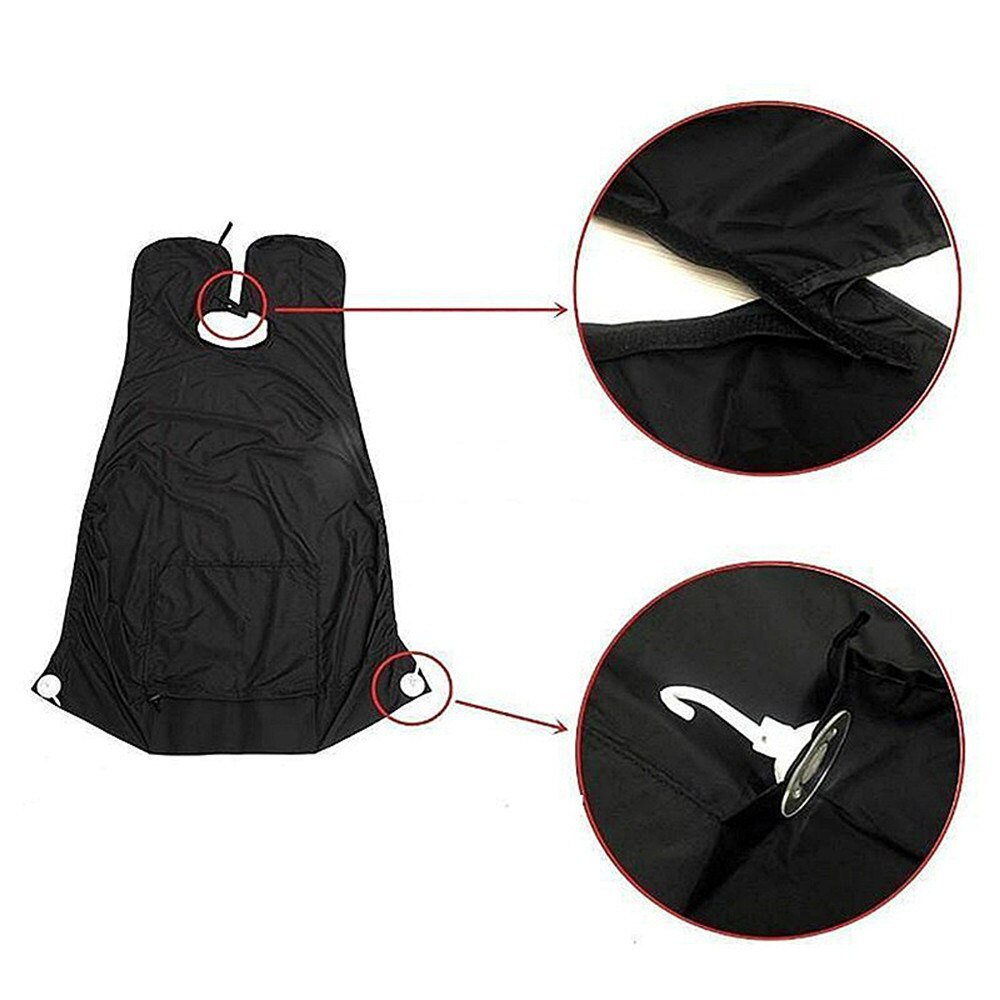 Męska fartuch robić golenia fryzura wielokrotnego użytku peleryna łapacz tkaniny przycinanie włosów cięcia zawinąć dla Barbershop strona główna fryzjerstwo peleryna fartuch