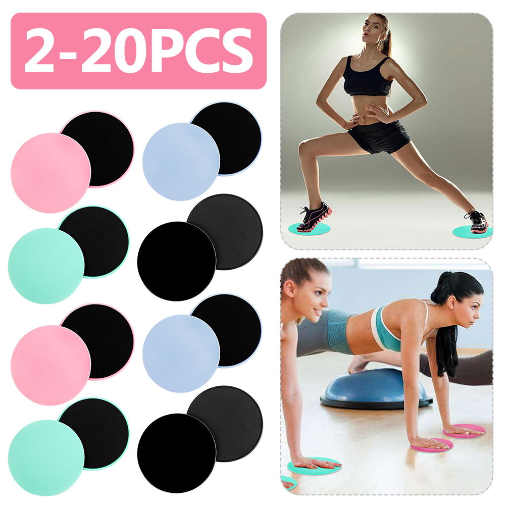 2-20 Gleit scheiben Schieberegler Fitness Rabatt ÜSpund Gleit platte Bauch Kern Muskel Ausbildung Yoga gleiten Rabatt Fitness geräte