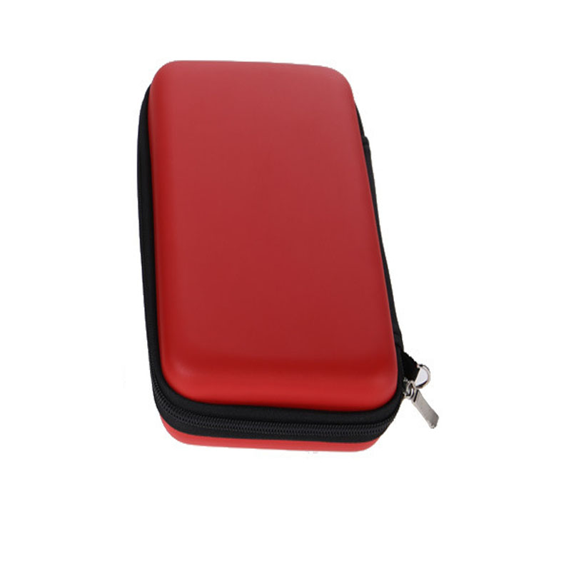 Nintend 2ds xl taske hård eva beskyttende skal beskyttelses opbevaringsdækselholder til nintendo 2ds xl / ll konsol tilbehør: Rød