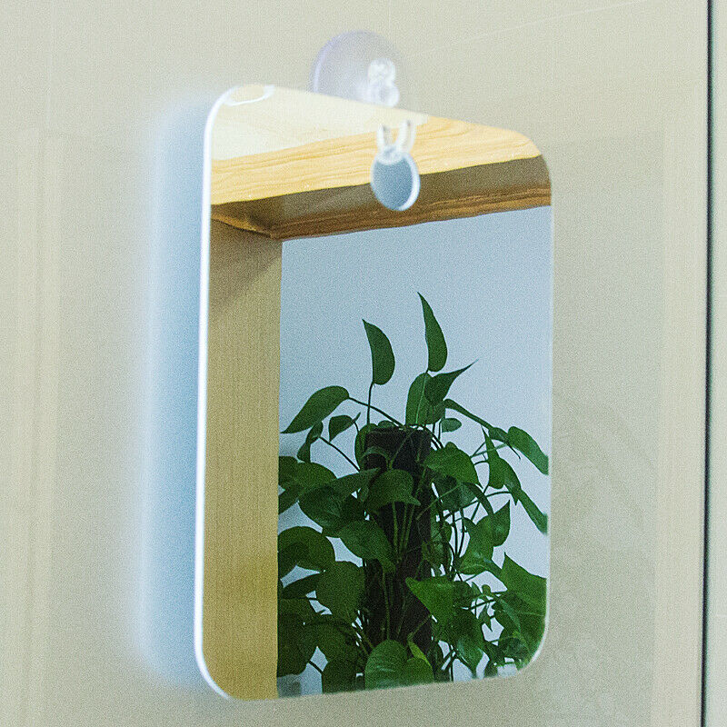 17X13CM Anti-Fog Shower Mirror Bath Fog Free Shower Mirror Fogless Shaving Shave Mirrors Bathroom