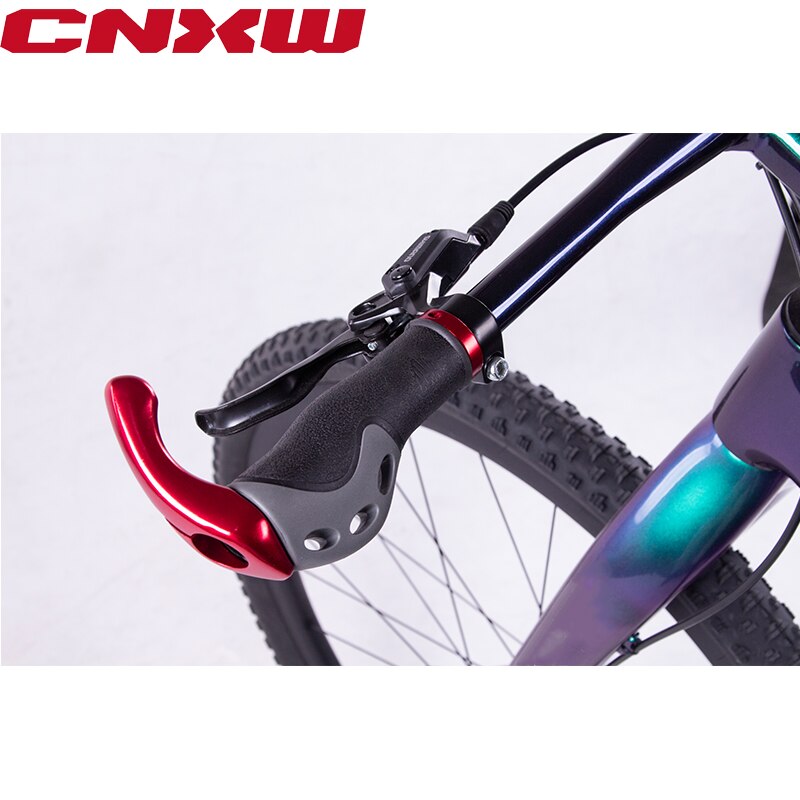 Mtb Comfortabele Fiets Stuur Grips Fietsonderdelen Grips Aluminium Rubber Fiets Grips Lock-On Stuur Ergonomische Bar Ends