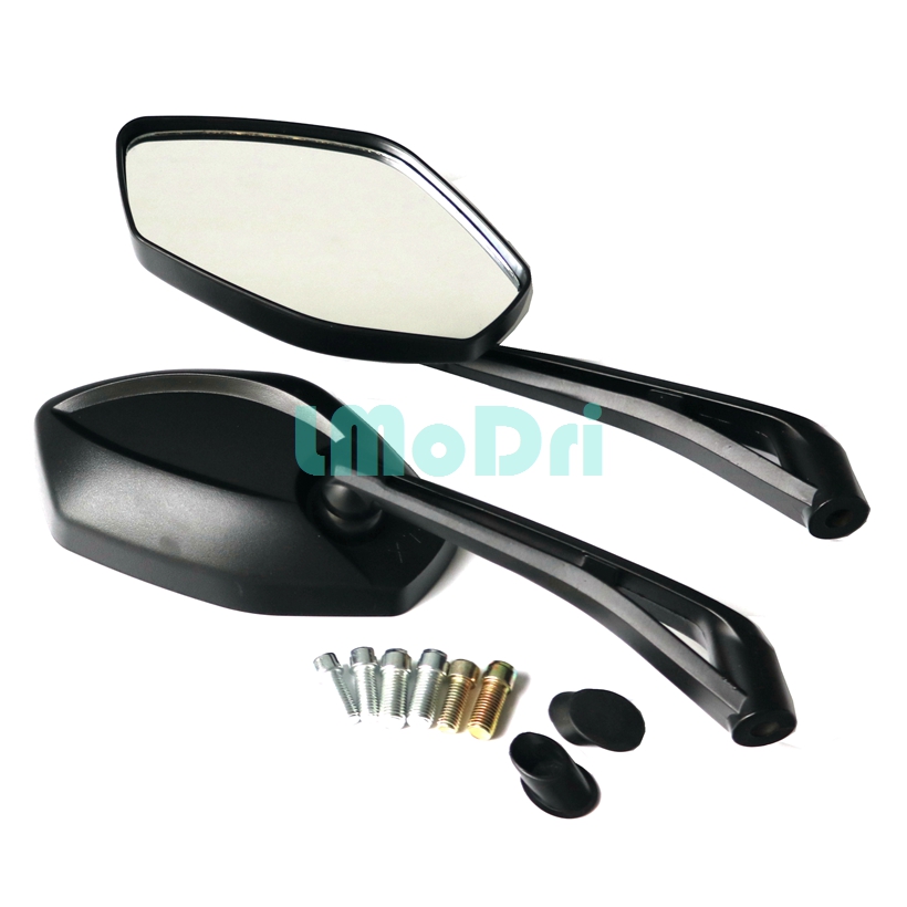 LMoDri 2pcs/Pair Motorcycle Rear View Mirror Motorbike Rearview Mirrors Motocross Back Side Mirror ATV Moto Dirt Pit Bike