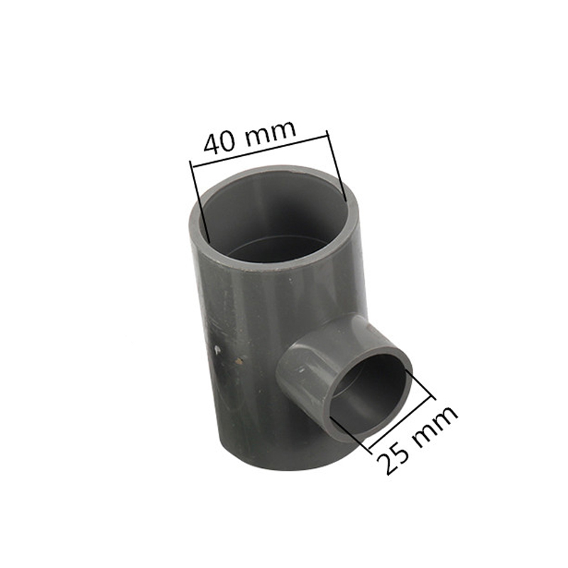 20mm 25mm 32mm 40mm PVC Reducing Tee Connector Garden Irrigation Water Pipe Joint Aquarium Tank Fittings Bathroom DIY Tools: ID 40mm to 25mm