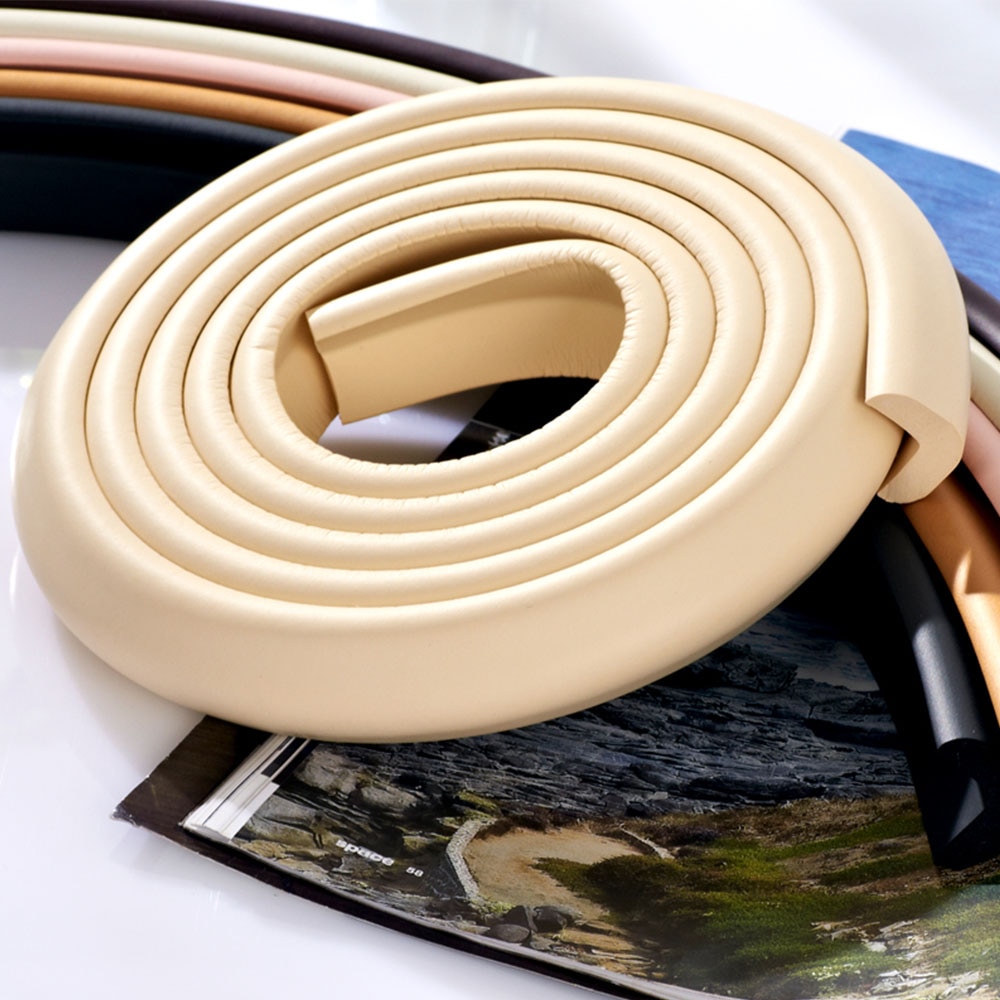 2m Safety Corner Protector Table Desk Edge Guard Soft Strip Children Safe Tape Furniture Corners Angle Protection Thicken