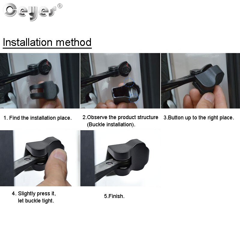 Cinojos Auto accesorios, puerta tapón de bloqueo limitante cubiertas caso para Subaru Impreza Forester Tribeca XV BRZ Clip hebilla estilo Coche
