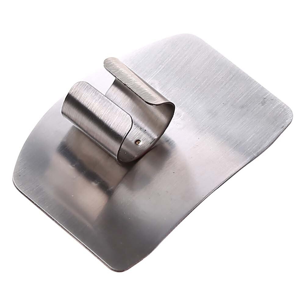 50# Stainless Steel Kitchen Tool Hand Finger Protector Knife Cut Slice Safe Guard Protect Finger Safe Cutting Slice Tools