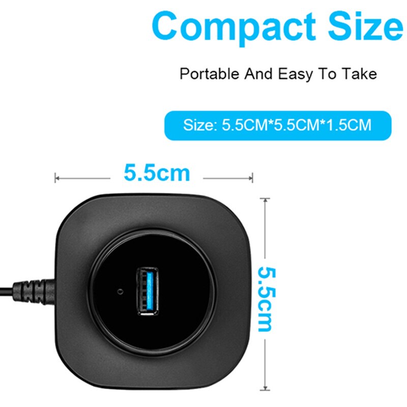 Usb Hub Usb 3,0 Hub Multi Usb Splitter Adapter 4 Ports Geschwindigkeit Mini Mehrere 3 Hab Usb 3,0 Hub Port usb-Hub Expander für Pc