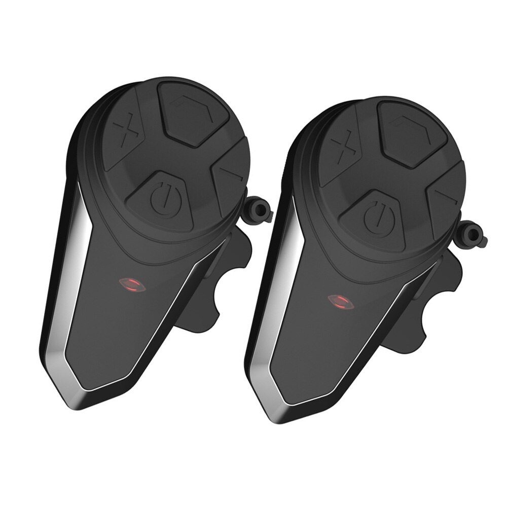 Fodsports BT-S3 Motorcycle Helmet Intercom Moto Helmet Bluetooth Headset Waterproof Intercomunicador BT Interphone FM: 2pcs-USB charging