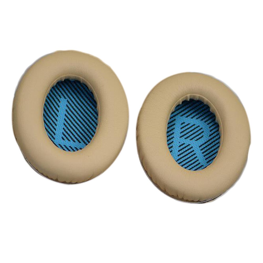 Vervanging Oorkussens Oorkussen Voor Bose Quietcomfort Qc 2 15 25 35 Oor Kussen Voor QC2 QC15 QC25 QC35 Soundtrue hoofdtelefoon Deel: Beige Blue mat LR