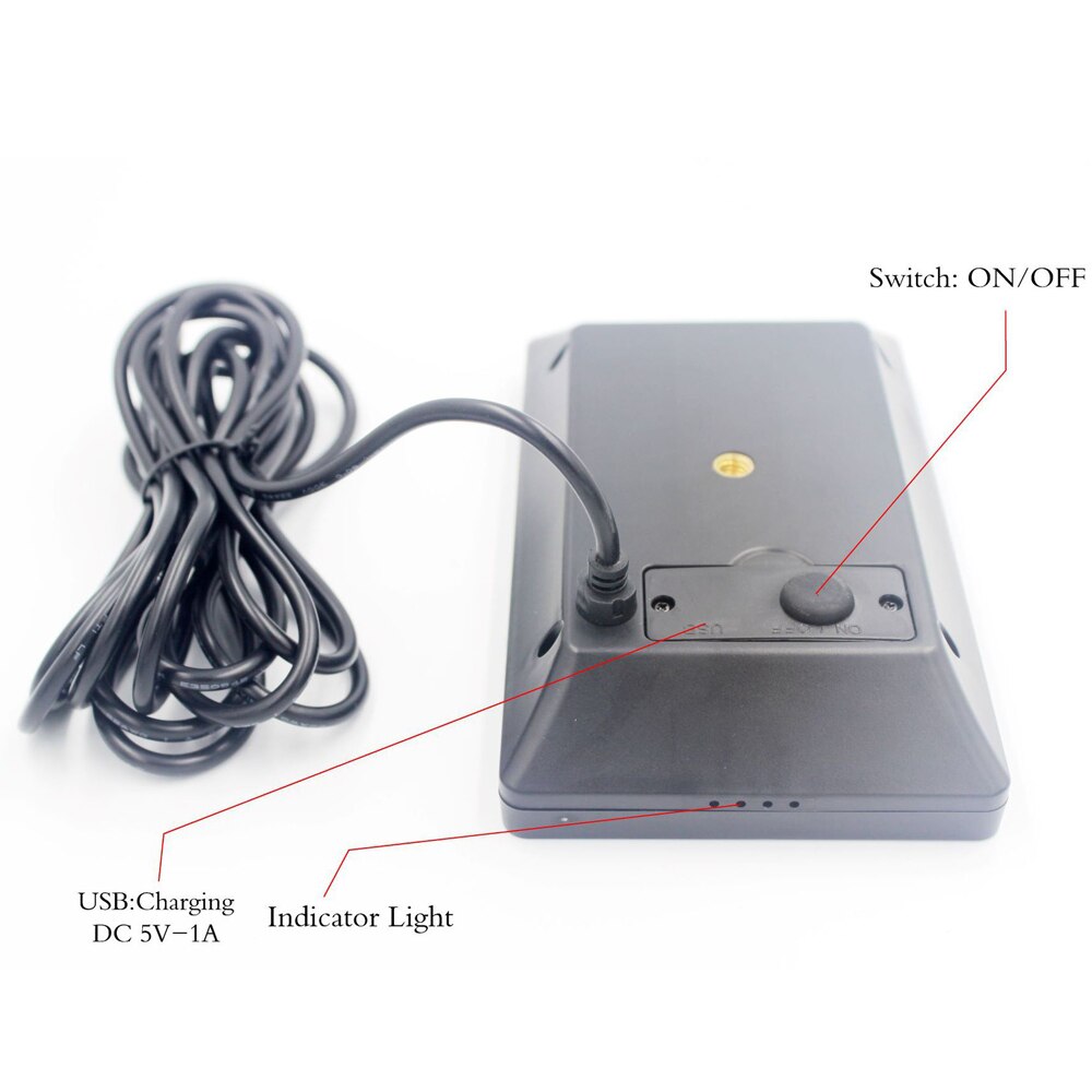 GUUDGO 9V Outdoor Solar Panel with Battery for IP Camera Solar Power Supply Charger for Video Home Security Camera Surveillance
