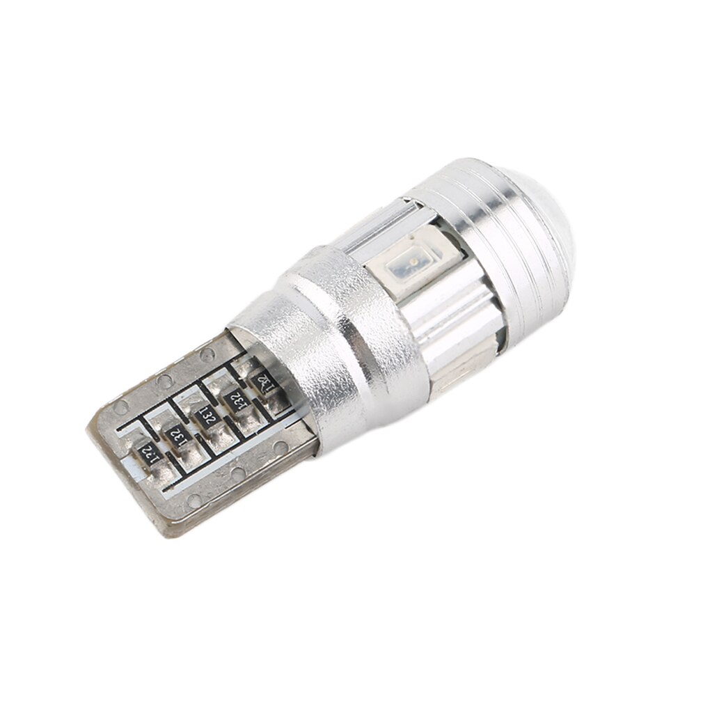 10 stuks  t10 501 w5w auto stadslicht lamp foutloos canbus 6 smd led xenon geel ingebouwde weerstand om herhaaldelijk knipperen te voorkomen: Default Title