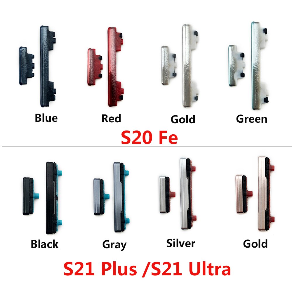Mobil Telefoon Zijknop Key Power + Volume Voor Samsung S21 Plus / S20 Fe / S20 Ultra Power Knop