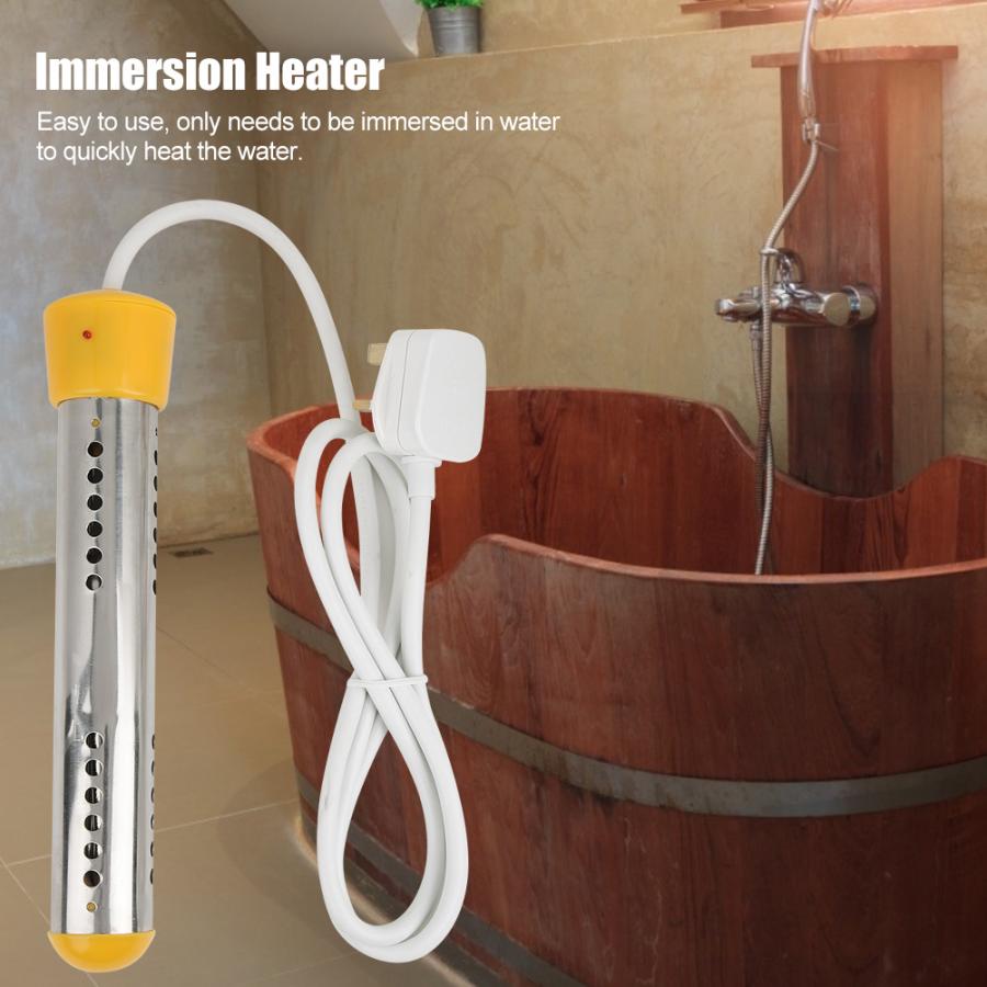 Calentador 1.5m 2000w uppo sähköinen vedenlämmitin lämmityssauva kotimatkoille uk pistoke 220v chauffe eau electrique