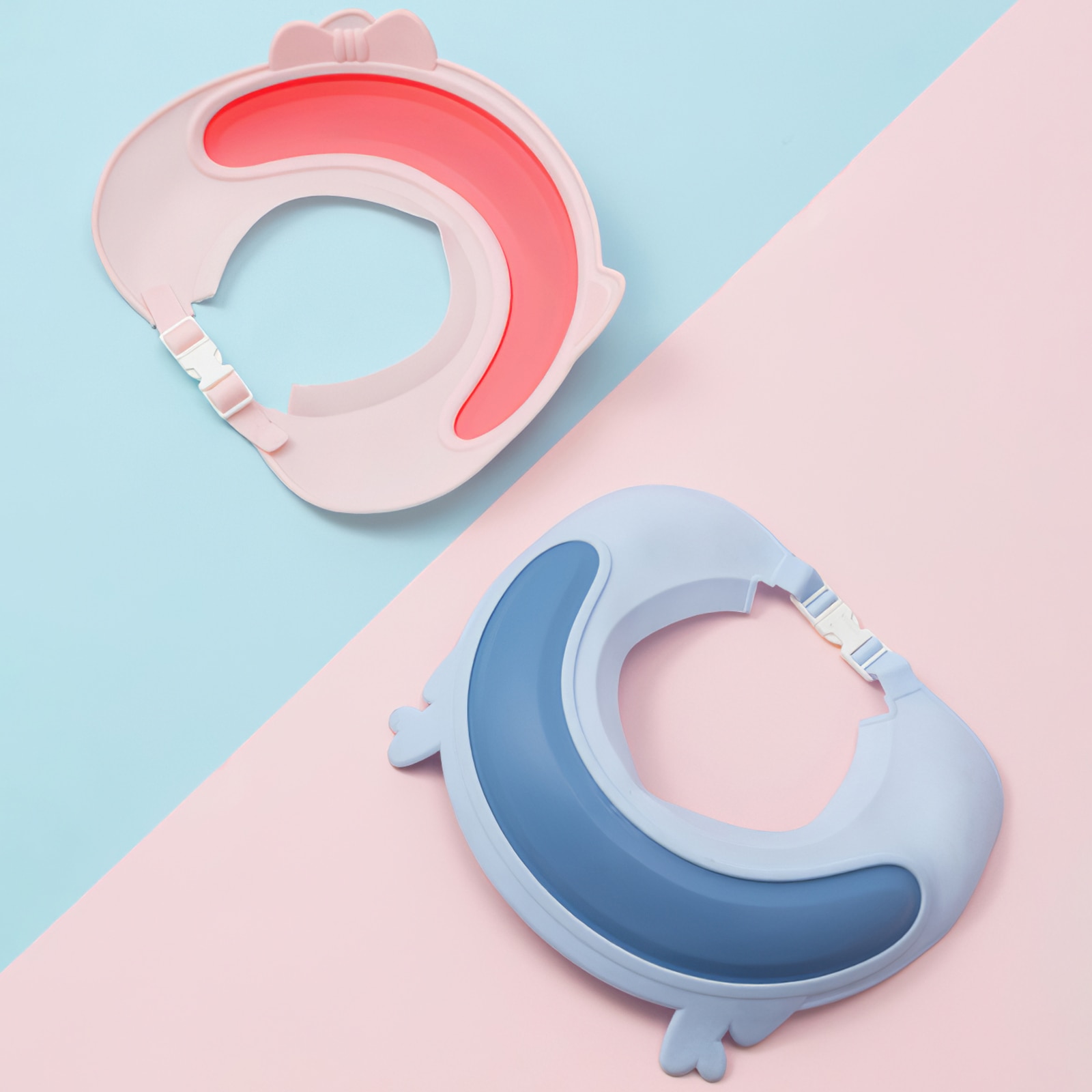 Shampoo Cap Durable Baby Bath Visor Hat Adjustable Baby Shower Protect Eye Water-Proof Splashguard Hair Wash Shield For Infant