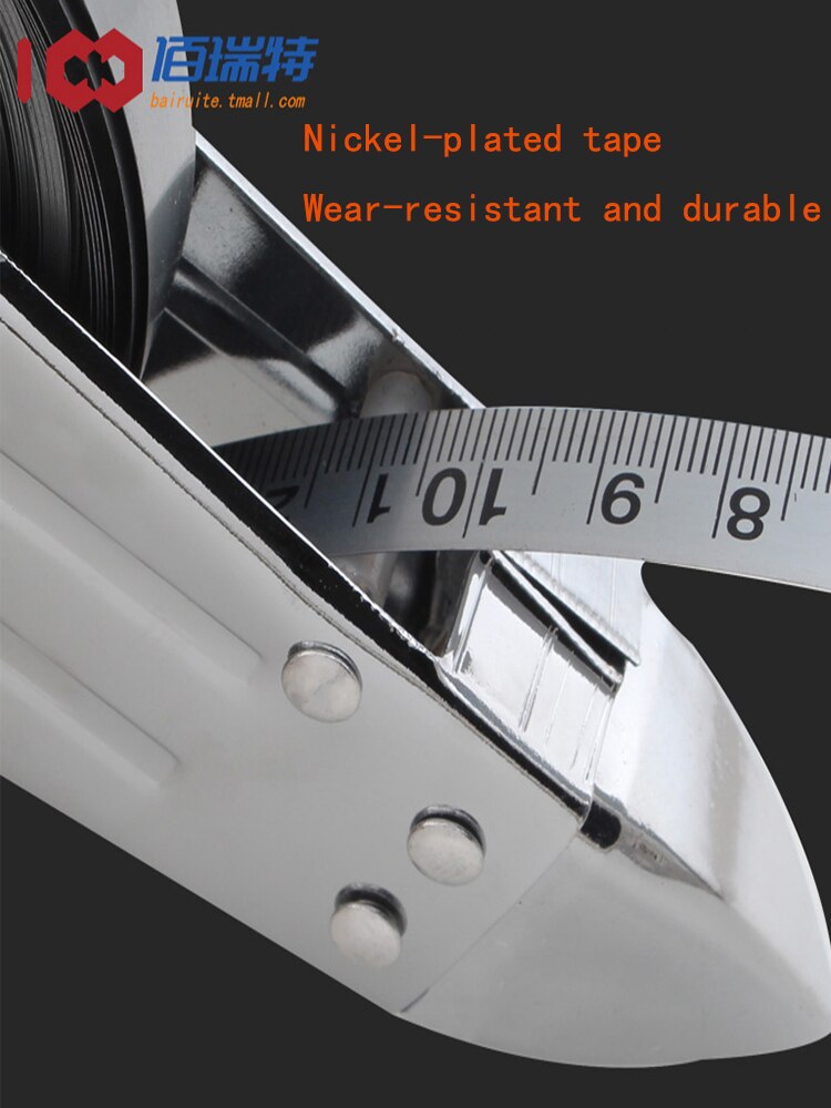 Portable Tape Measure Soft Leather Ruler Steel Tape Measure Soft Ruler 30/ 50/100/m Engineering Measuring Rule