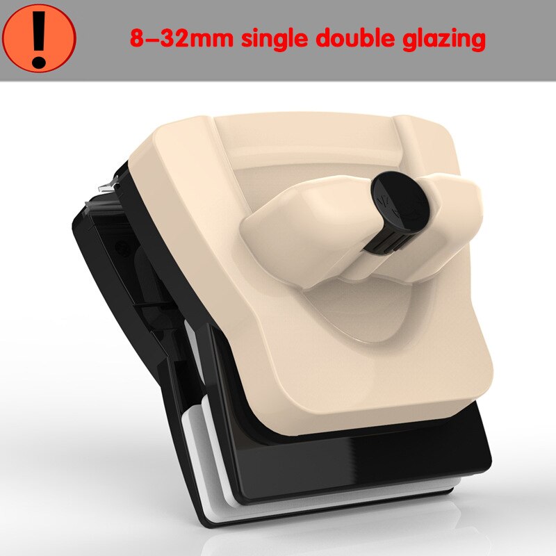 3-35MMMagnetic Modulation Double-sided Glass Cleaning Single Double Three-layer Glass Window Cleaner Glass Strong Magnetic: 8-32mm