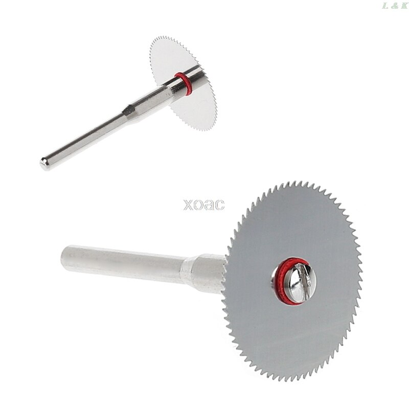 10 x 22mm Wood Circular Saw Blade Disc + 2 x Rod Dremel Rotary Cutting Tool M05