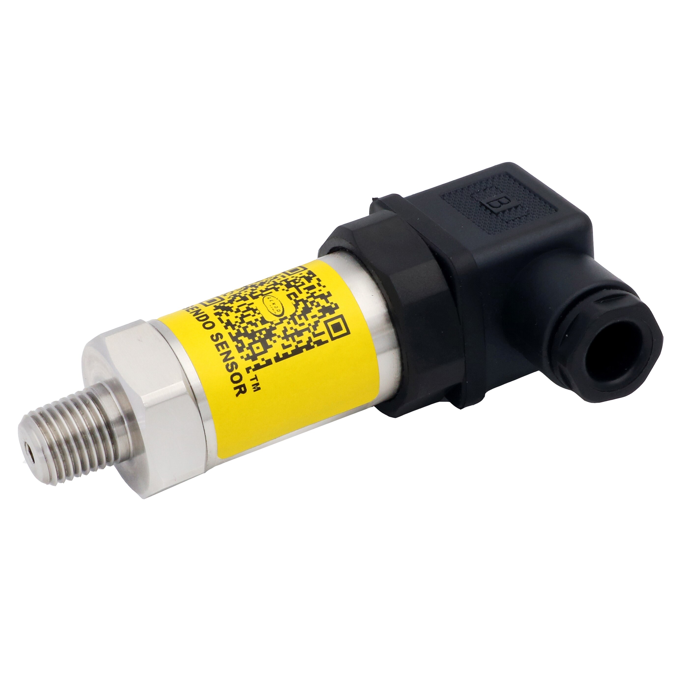0 to 10 V transmitter sensor pressure, DC 12 24 V, 0 1 bar liquid gas transducer, thread 1 4 NPT, stainless steel 316L diaphragm