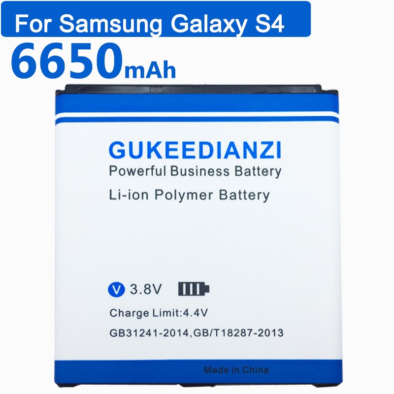 Gukeedianzi Batterij B600BC B600BE Voor Samsung Galaxy S4 I9500 I9502 I9295 I9505 I959 I337 I545 I959 6650Mah + S4 power Bank