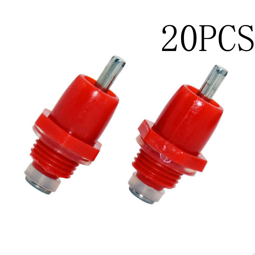 10-30 Pcs Poultry Chicken Nipple Drinker Drinking Fountain Red Spring Type Mouth Water Poultry Farming Feeding Equipment: 20pcs