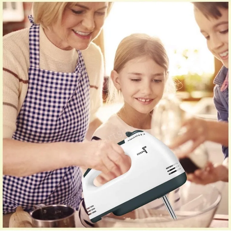 100W 7-Snelheden Elektrische Mixer Eierklopper Handheld Voedselmixers Eieren Verstikkende Blender Keuken Kookgereedschap Voor Bakroerder 220V